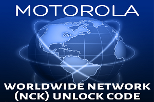 Motorola WorldWide Exclusive NCK Code - Higher Success