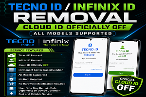 Tecno / Infinix / Cloud ID Remove Service Official - Worldwide Server-1 ( Lock Photo Check Description )
