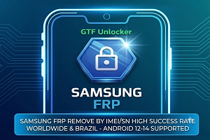 Samsung FRP Remove by IMEI/SN #Work ID_High Success Rate Worldwide & Brazil - Android 12-14 Supported|